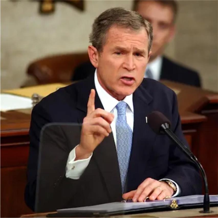 George W. Bush sebut Irak, Iran dan Korea Utara sebagai "poros kejahatan"