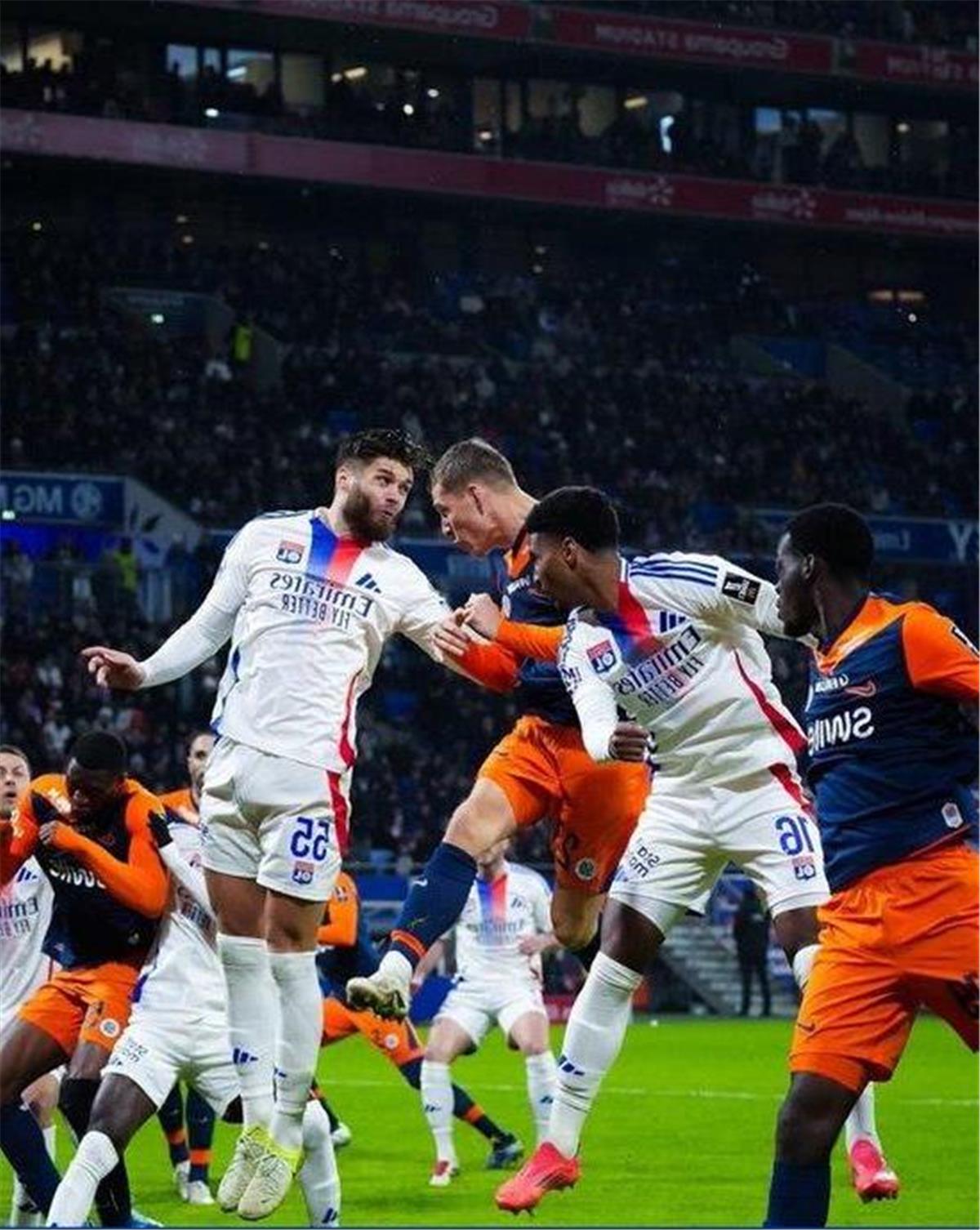 Olympique Lyonnais 1-0 Montpellier HSC, gol bunuh diri Faiyaz, peluang terlewat, gol Ferri dianggap tidak sah, membentur tiang